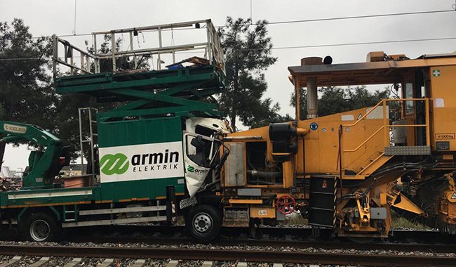 İstanbul'da tren kazası