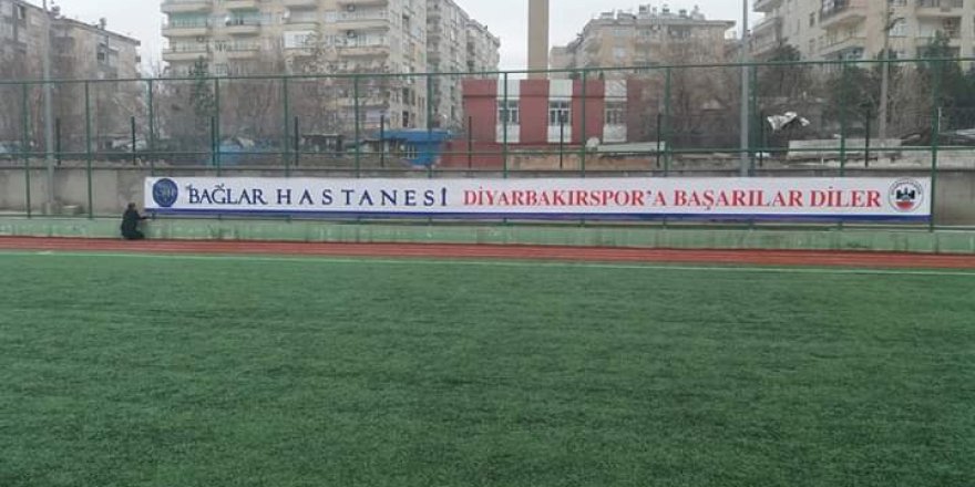 BAĞLAR HASTANESİ'NDEN DİYARBAKIRSPOR'A PANKARTLI DESTEK