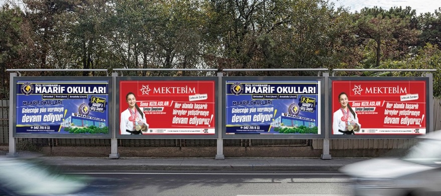 Milli Karateci Sena billboardlarda!