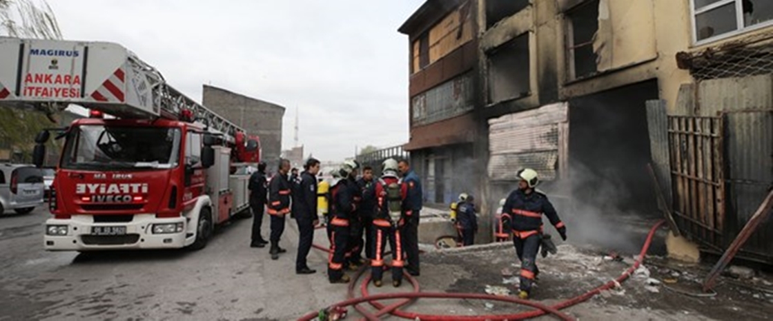 Ankara'da yangın: 5 kişi hayatını kaybetti