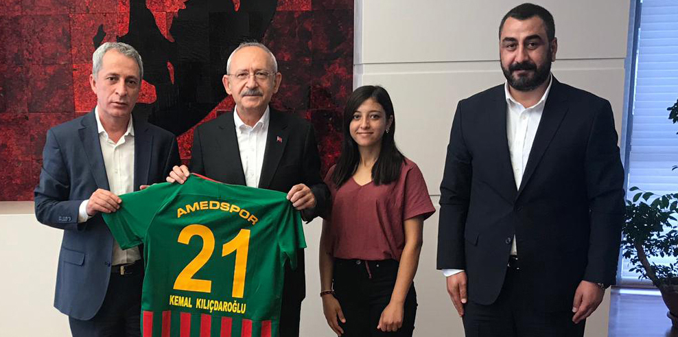 Amedspor heyetinden Kılıçdaroğlu’na ziyaret