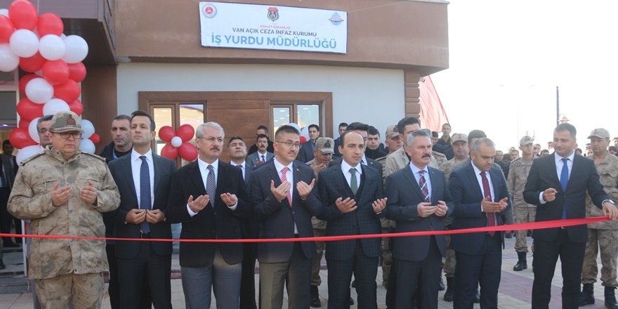 Van açık cezaevinde restoran ve kafe açılımı