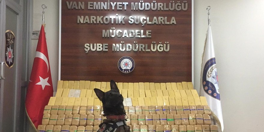 Van’da narkotik operasyonu: 85 kilo eroin yakalandı