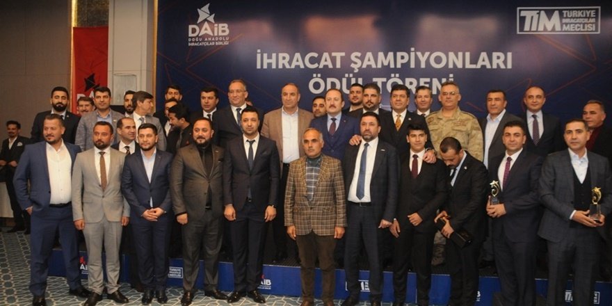 Şırnak’ta 2019 yılı ihracat şampiyonlarına ödül