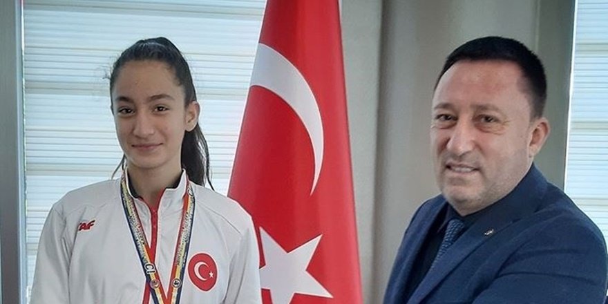 Bağlar Belediyesi’nin milli sporcusu Sena Kızılaslan Avrupa şampiyonasında