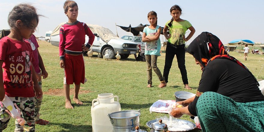 Onların yaşamı çadırlarda tükeniyor